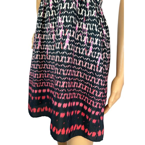 2/$15 American Eagle Cutout Mini Dress Pink Black Ombre Pockets Size 0 - Picture 8 of 13
